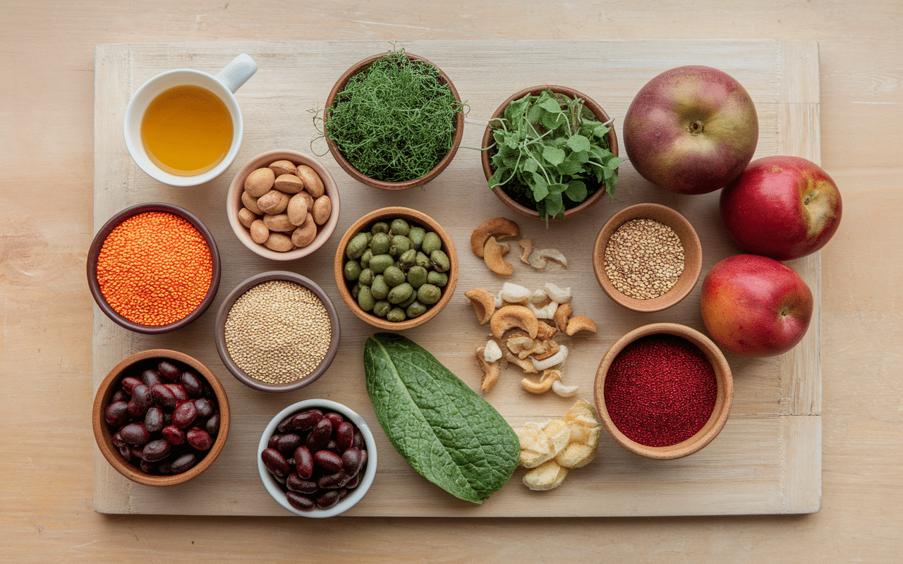 Ingrédients phares recettes IG bas