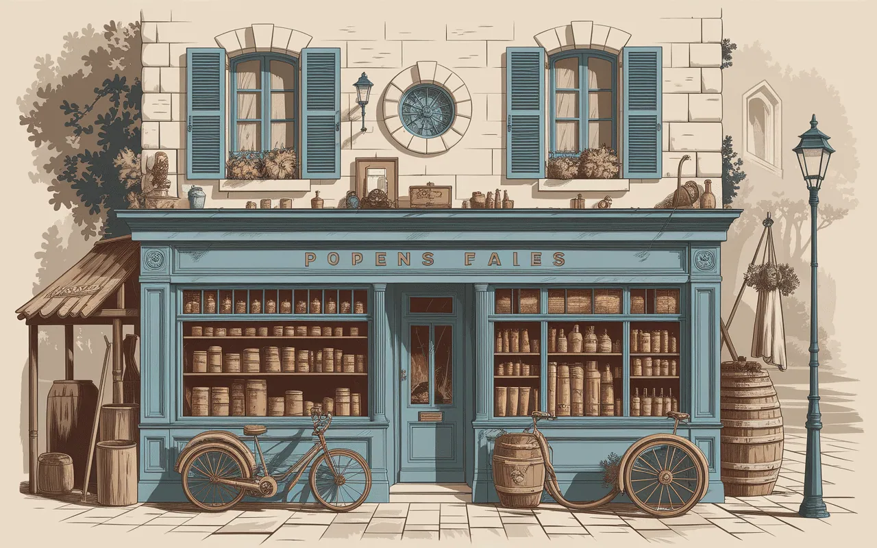 Intérieur ancien la civette gardéenne artisanat
