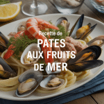 recette de pate au fruit mer assiette fruits de mer