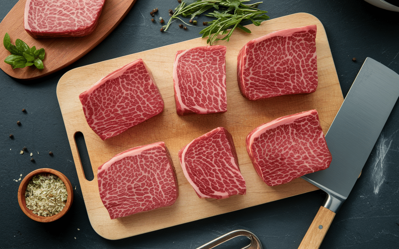 découpe viande pour fondue à la poêle