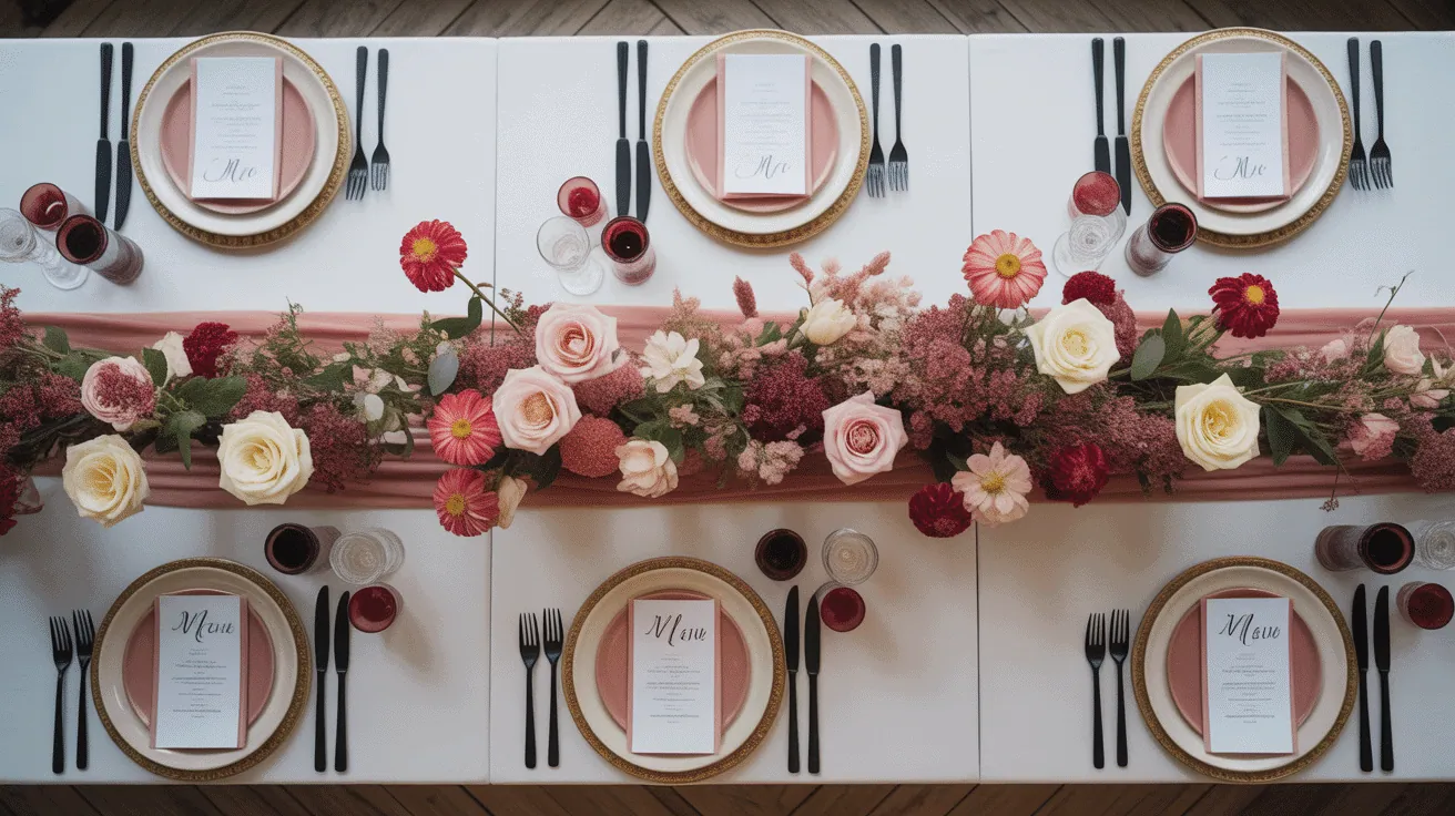 Menu et déco repas à thème raffinés