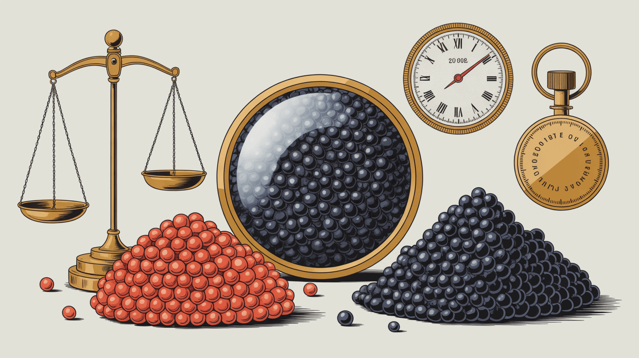 prix du caviar au kg critères qualité image
