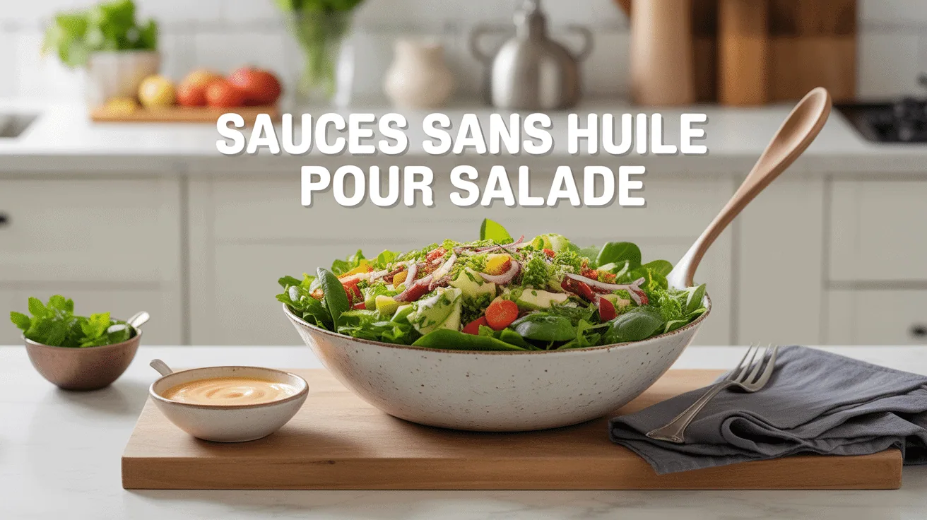 bol salade verte sauce sans huile pour salade cuisine moderne