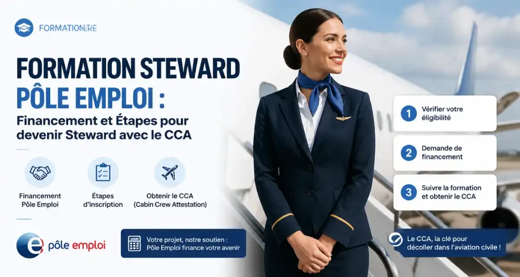 Formation Steward Pôle Emploi : Financement et Étapes pour devenir Steward avec le CCA