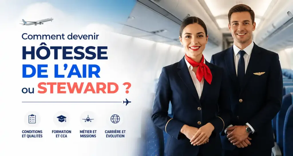 Comment devenir Hôtesse de l’air ou Steward ?