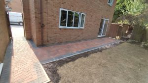block pave patio