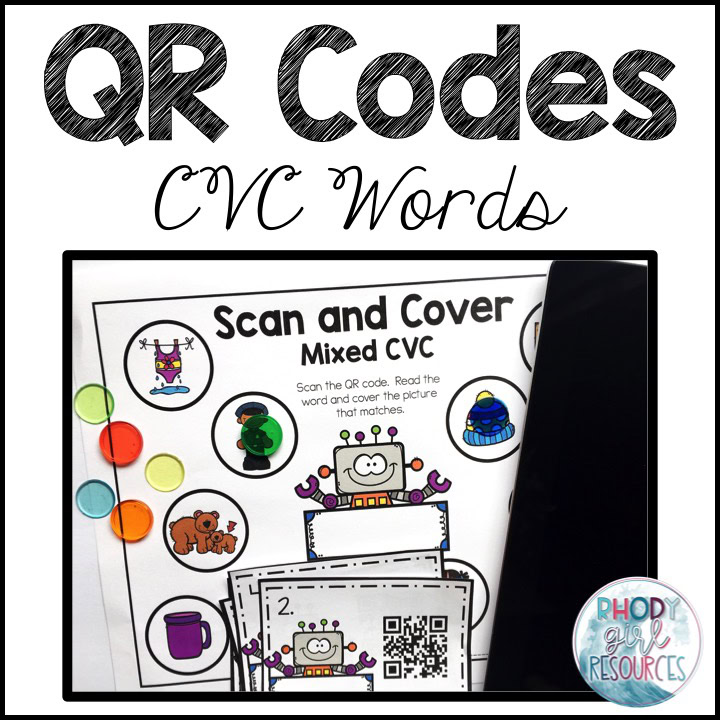 QR Code Activities: CVC Words