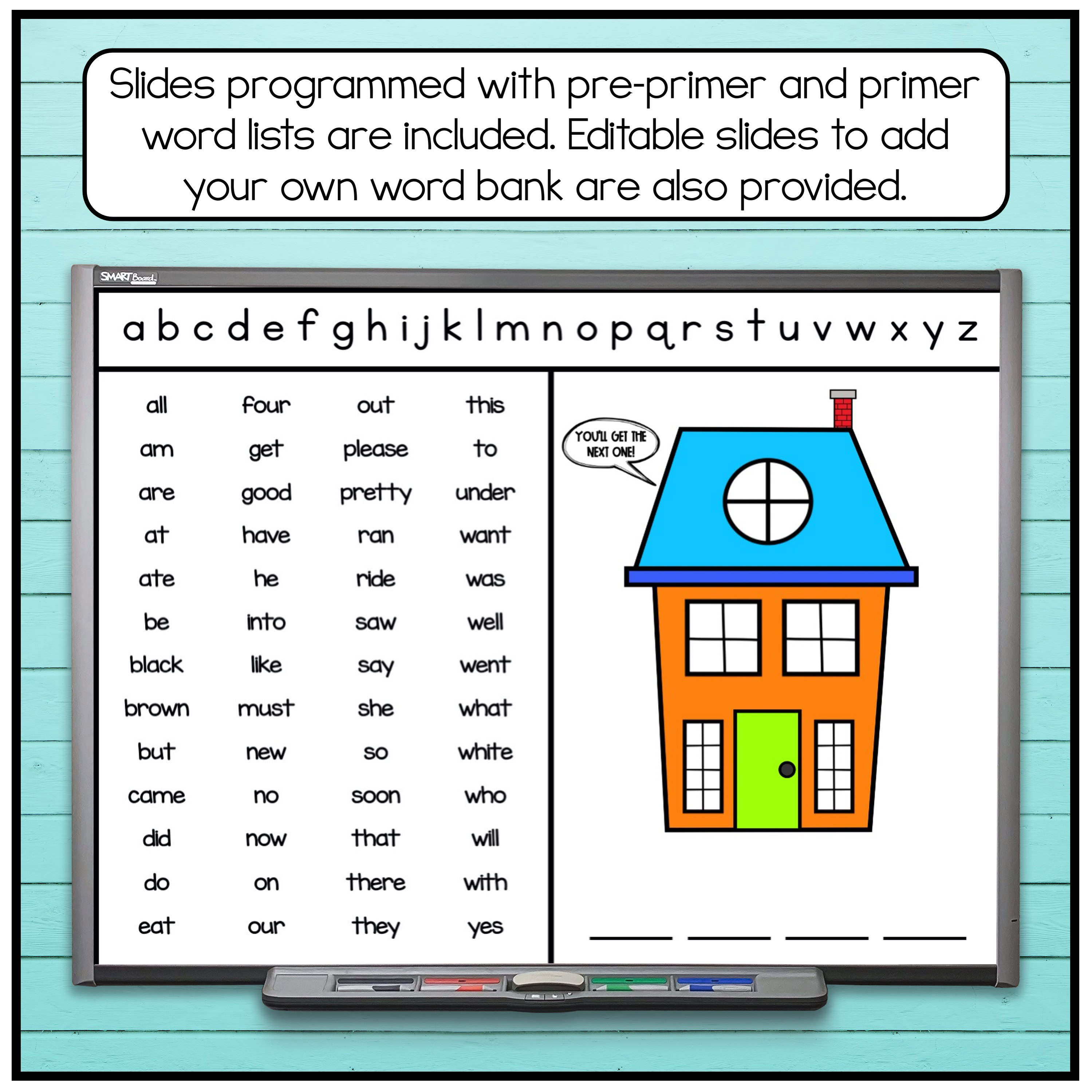 Editable Sight Word Games - Sight Word Practice (Build a House) - Image 3