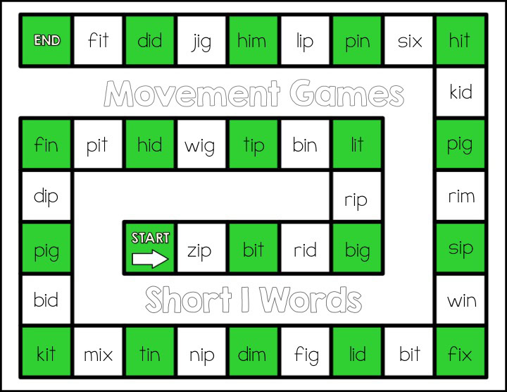 Movement Games: CVC Words - Image 2