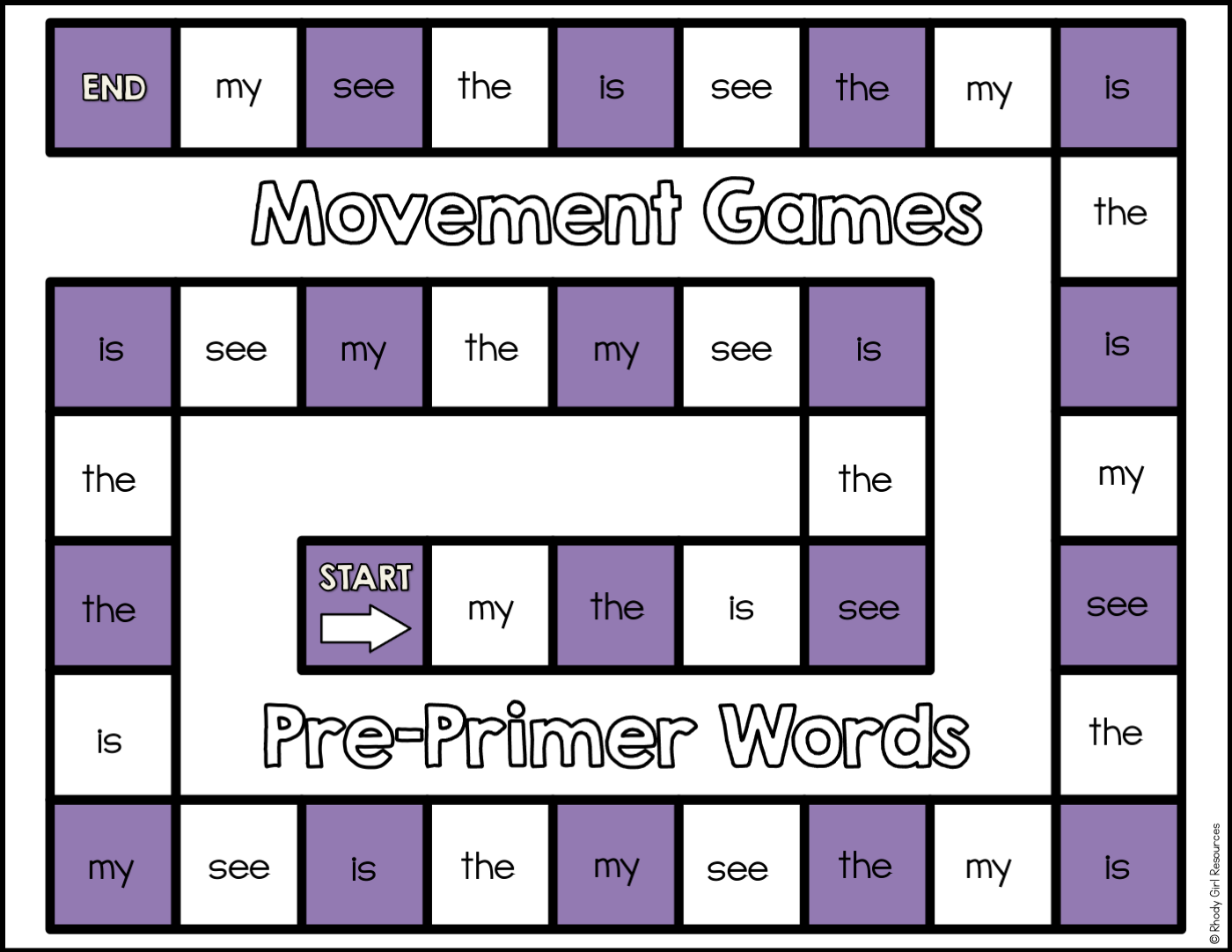 Movement Games: Pre-Primer Sight Words - Image 4