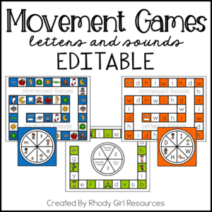 Movement Games: Letters & Sounds