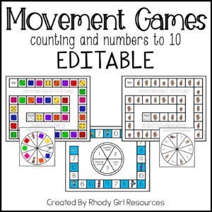 Movement Games: Numbers & Counting