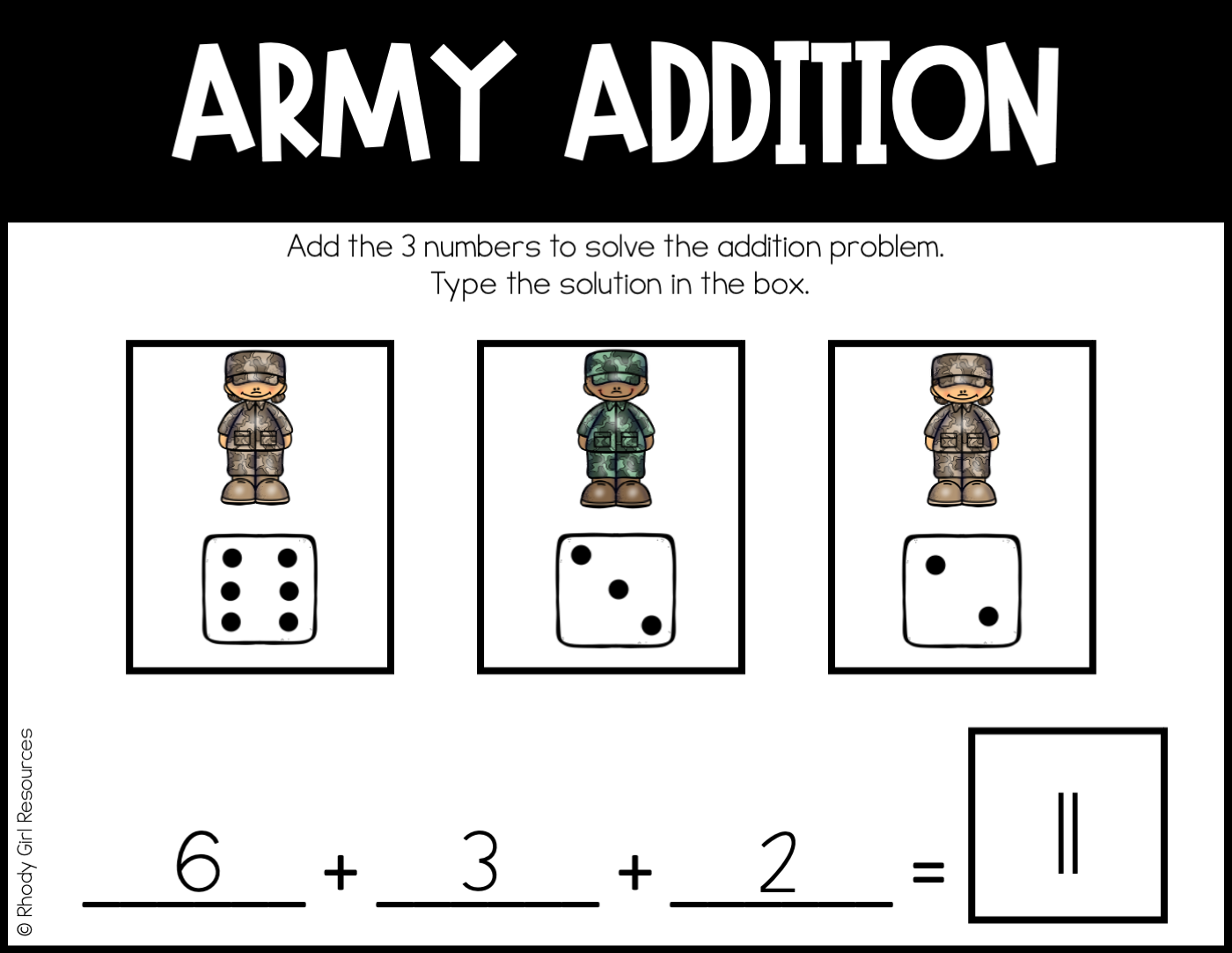 Veterans Day Math Activities (1st Grade) - Image 2