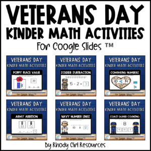 Veterans Day Math Stations (Kindergarten)