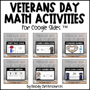 Veterans Day Math Activities (1st Grade)