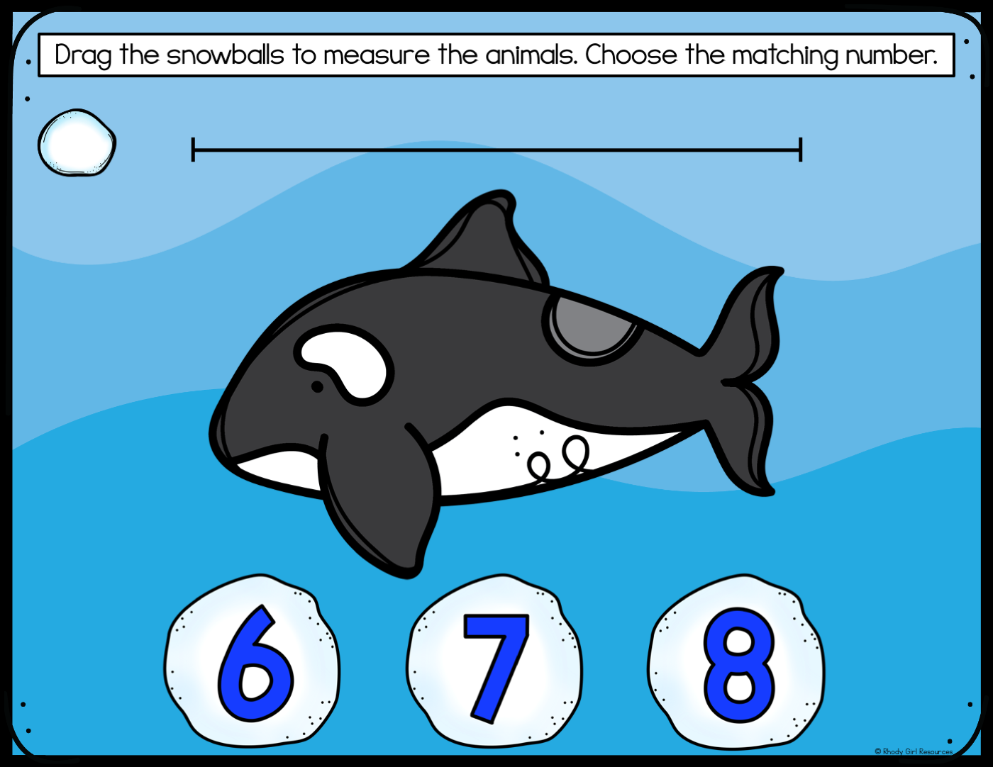 Winter Nonstandard Measurement for Google Slides - Image 3