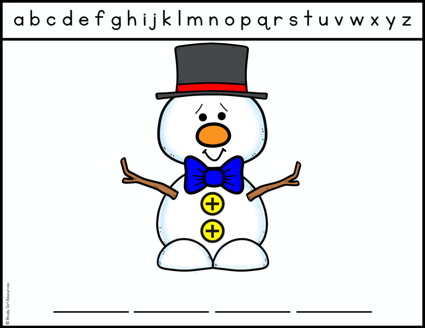 Digital Sight Word Games (Snowman Melt) - Image 2