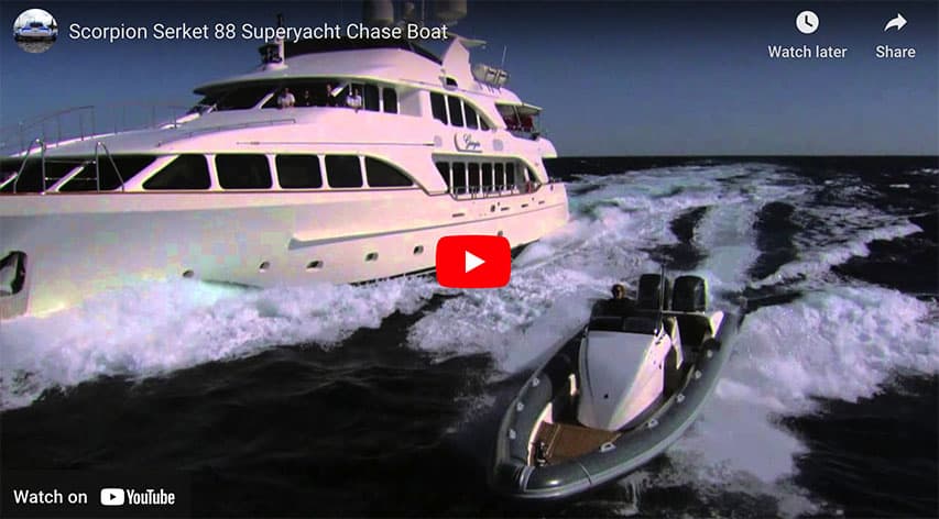 RIB Scorpion Serket 88 Superyacht Chase Boat RIB Scorpion Serket 88 Superyacht Chase Boat @ RIBs ONLY - Home of the Rigid Inflatable Boat