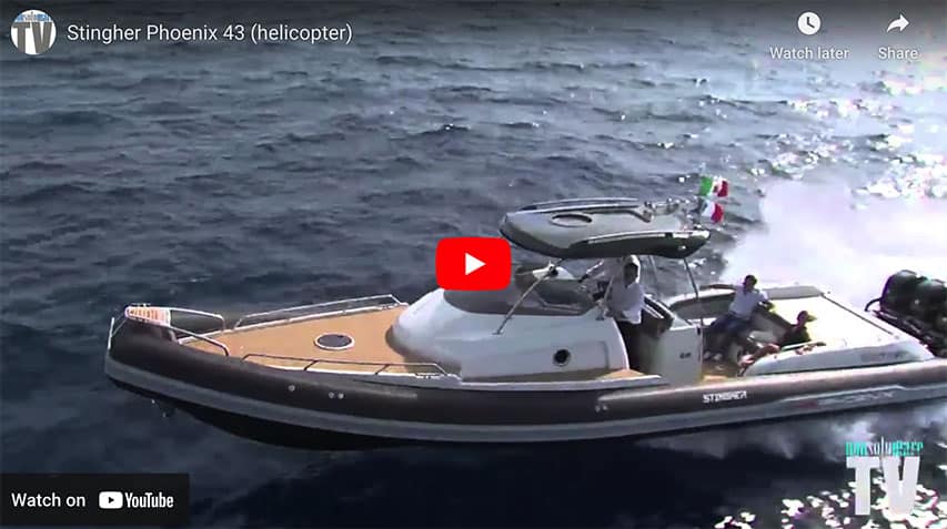 RIB Stingher Phoenix 43 Helicopter Footage RIB Stingher Phoenix 43 Helicopter Footage @ RIBs ONLY - Home of the Rigid Inflatable Boat