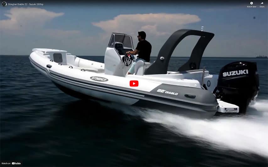 RIB Stingher Diablo 22 - Suzuki 200 hp RIB Stingher Diablo 22 - Suzuki 200 hp @ RIBs ONLY - Home of the Rigid Inflatable Boat