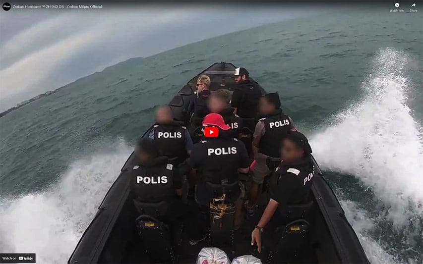 RIB Zodiac Hurricane™ ZH-940 OB RIB Zodiac Hurricane ZH-940 OB @ RIBs ONLY - Home of the Rigid Inflatable Boat