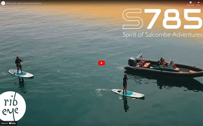 RIB RIBeye Salcombe Gin S785's Maiden Voyage