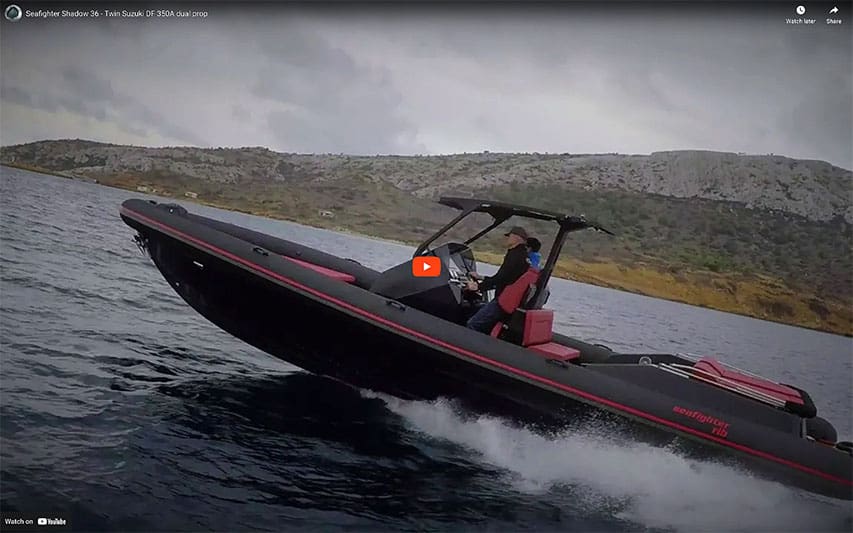 RIB Seafighter Shadow 36 - Twin Suzuki DF 350A Dual Prop RIB Seafighter Shadow 36 - Twin Suzuki DF 350A Dual Prop @ RIBs ONLY - Home of the Rigid Inflatable Boat