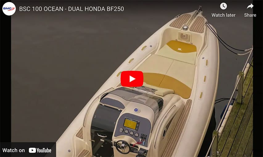RIB BSC 100 Ocean - Twin Honda BF250 RIB BSC 100 Ocean - Twin Honda BF250 @ RIBs ONLY - Home of the Rigid Inflatable Boat