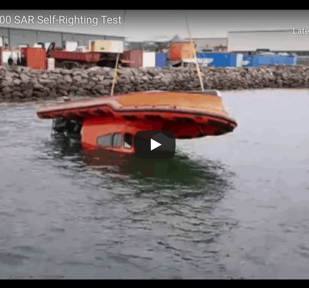 RIB Rafnar Leiftur 1100 SAR Self-Righting Test RIB Rafnar Leiftur 1100 SAR Self-Righting Test @ RIBs ONLY - Home of the Rigid Inflatable Boat