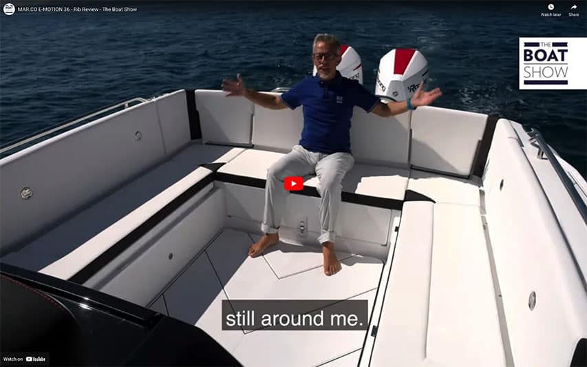MAR.CO E-MOTION 36 Turns Heads MAR.CO E-MOTION 36 - RIB Review @ RIBs ONLY - Home of the Rigid Inflatable Boat