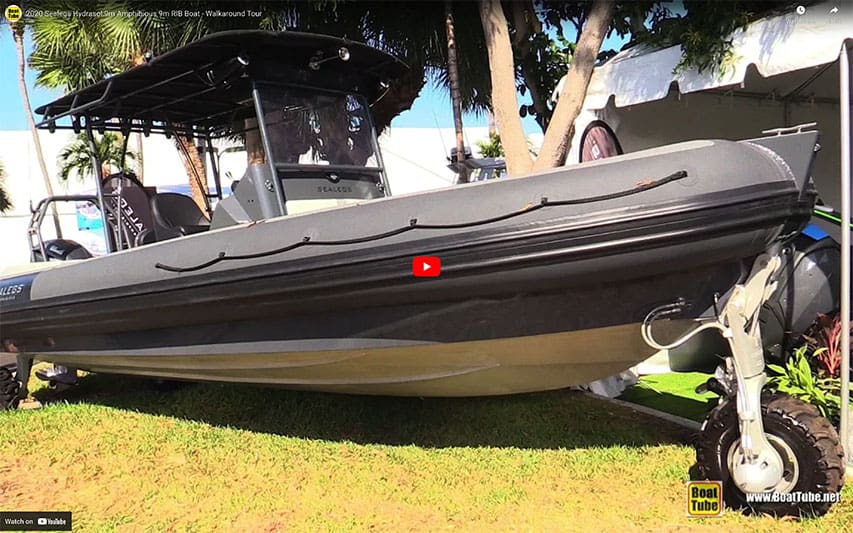 Sealegs Hydrasol Amphibious 9 m RIB Walkaround Sealegs Hydrasol Amphibious 9 m RIB Walkaround @ RIBs ONLY - Home of the Rigid Inflatable Boat