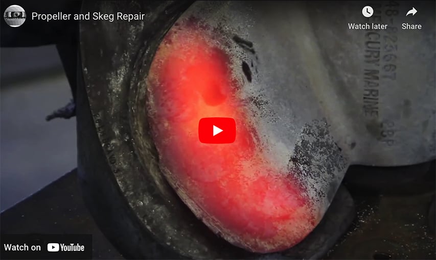 Propeller and Skeg Repair Propeller and Skeg Repair @ RIBs ONLY - Home of the Rigid Inflatable Boat