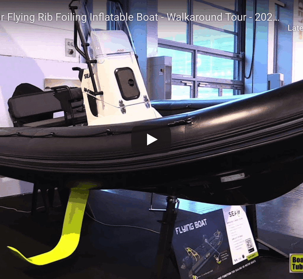 SEAir Flying RIB - Foiling Rigid Inflatable Boat - Walkaround Tour - 2020 Boot Düseldorf SEAir Flying RIB – Foiling Rigid Inflatable Boat – Walkaround Tour – 2020 Boot Dusseldorf @ RIBs ONLY - Home of the Rigid Inflatable Boat