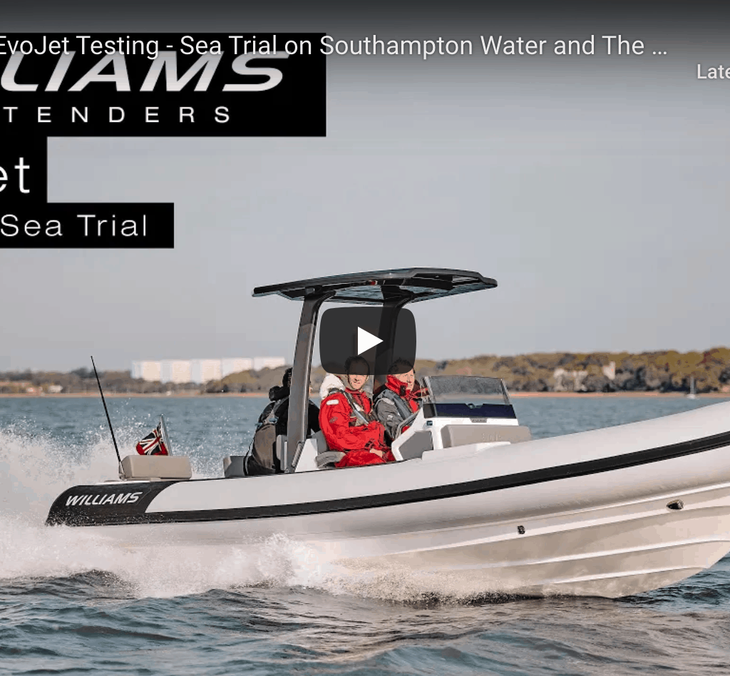 Williams EvoJet Rigid Inflatable Boat - Sea Trial on Southampton Water and The Solent Williams EvoJet RIB Testing – Sea Trial on Southampton Water and The Solent @ RIBs ONLY - Home of the Rigid Inflatable Boat