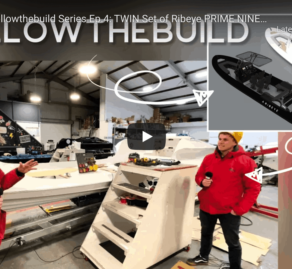 Twin Set of Ribeye PRIME NINE41 TWIN Set of Ribeye PRIME NINE41 RIBs – #Followthebuild Series Part 4 @ RIBs ONLY - Home of the Rigid Inflatable Boat
