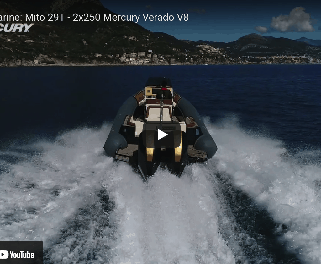 RIB Mv Marine Mito 29T - Twin 250 Mercury Verado V8 RIB Mv Marine Mito 29T – 2×250 Mercury Verado V8 @ RIBs ONLY - Home of the Rigid Inflatable Boat