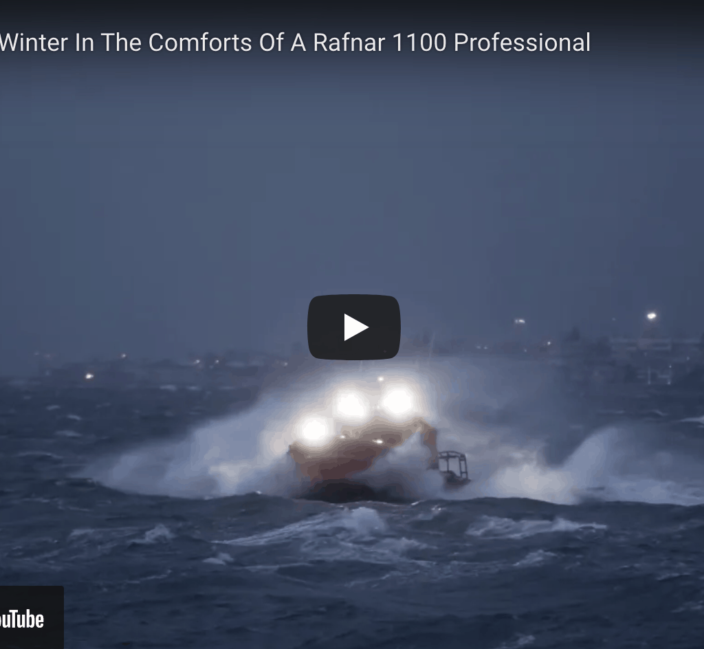 Rough Icelandic Sea in The Comforts of a Rafnar 1100 Professional RIB Rough Icelandic Sea in The Comforts of a Rafnar 1100 Professional RIB @ RIBs ONLY - Home of the Rigid Inflatable Boat