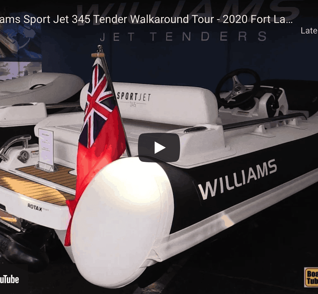 Williams Sport Jet 345 Tender Walkaround Williams Sport Jet 345 Tender Walkaround @ RIBs ONLY - Home of the Rigid Inflatable Boat