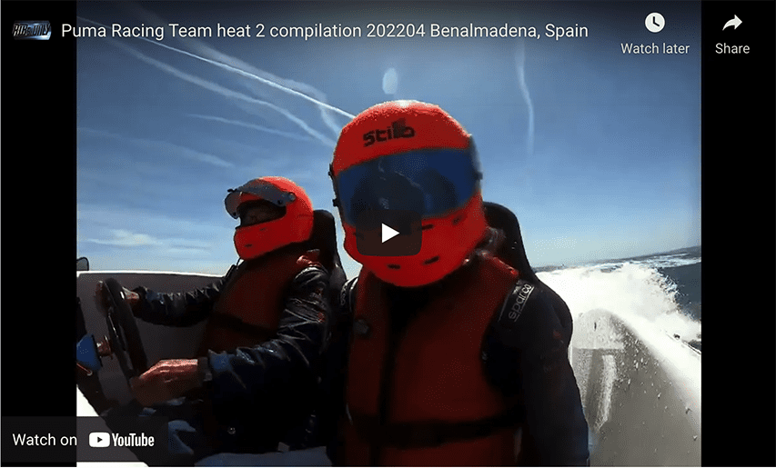 Puma Racing Team - Near Crash Puma Racing Team - 202204 Benalmadena, Spain @ RIBs ONLY - Home of the Rigid Inflatable Boat