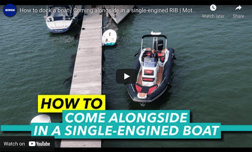 How to Dock a Single-Engined RIB - Motor Boat & Yachting How to Dock a Single-Engined RIB - Motor Boat & Yachting @ RIBs ONLY - Home of the Rigid Inflatable Boat