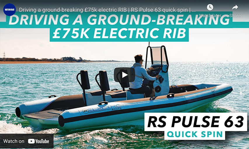 Driving an Electric RS Pulse 63 Driving an Electric RS Pulse 63 @ RIBs ONLY - Home of the Rigid Inflatable Boat
