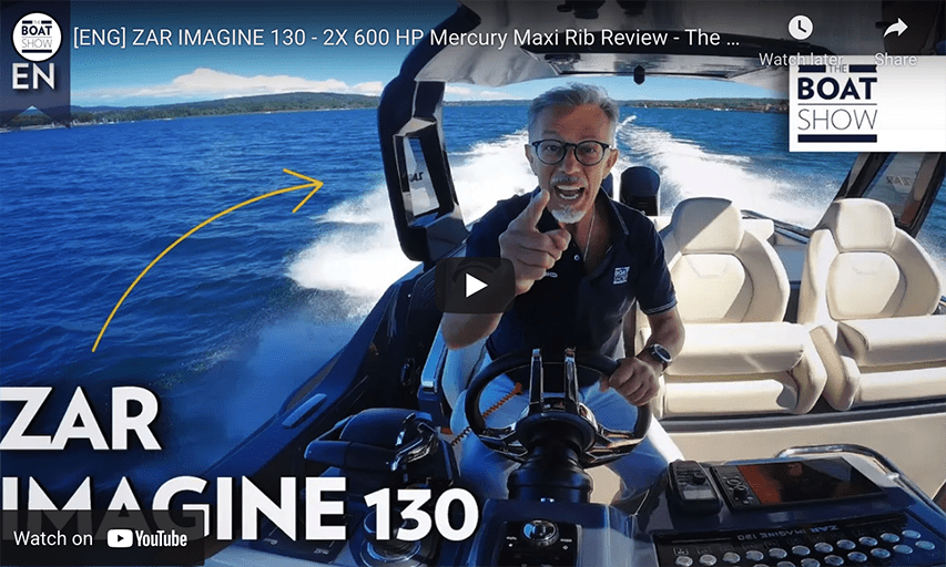 An Awesome Mediterranean RIB: ZAR Imagine 130 An Awesome Mediterranean RIB ZAR Imagine 130 @ RIBs ONLY - Home of the Rigid Inflatable Boat