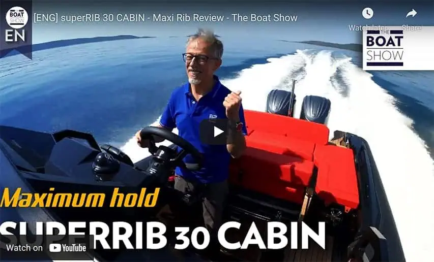 SuperRib 30 Cabin Impresses SuperRIB 30 Cabin Built in Croatia @ RIBs ONLY - Home of the Rigid Inflatable Boat