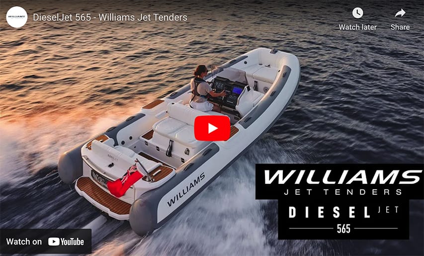 Jet Tender Williams DieselJet 565 DieselJet 565 - Williams @ RIBs ONLY - Home of the Rigid Inflatable Boat