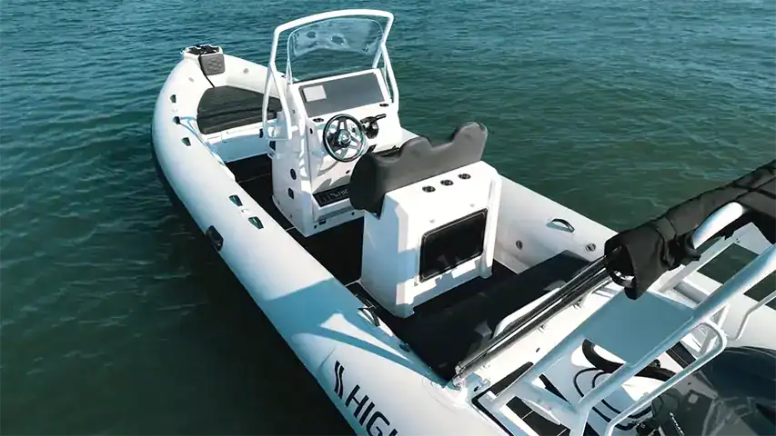 Highfield Sport 660 New Model rear view @ RIBs ONLY - Home of the Rigid Inflatable Boat