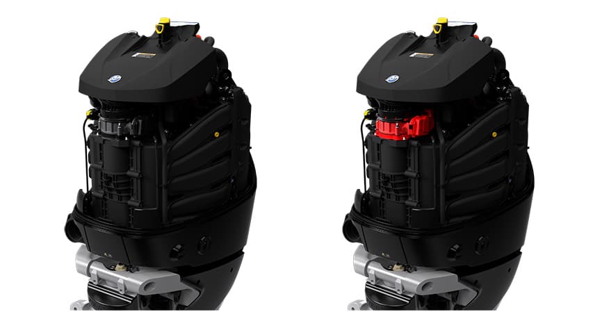 Mercury V10 400R throttle body @ RIBs ONLY - Home of the Rigid Inflatable Boat
