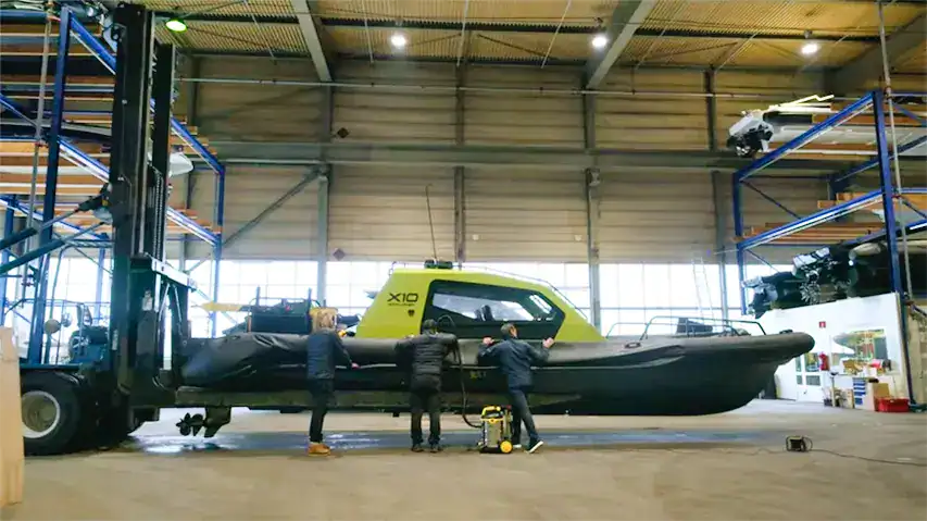Goldfish X10 RIB Ski and Sail Heading North Part 1 shot @ RIBs ONLY - Home of the Rigid Inflatable Boat