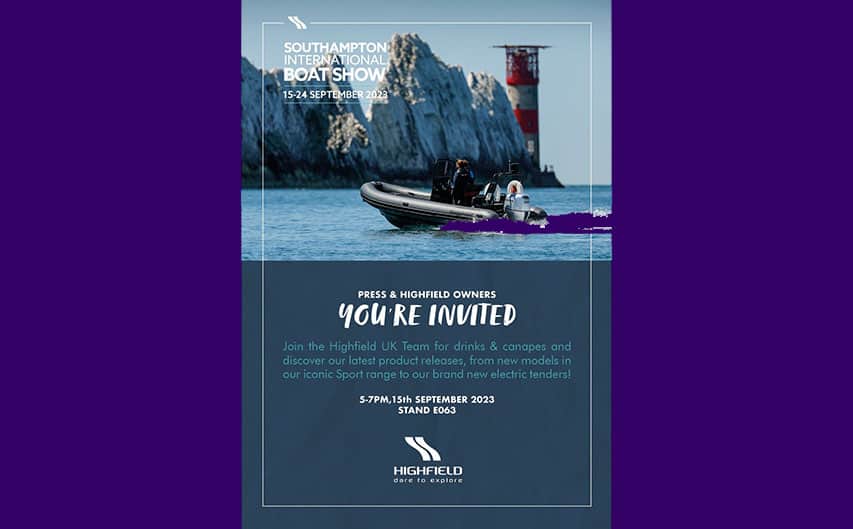Amazing Southampton Boat Show with Highfield Highfield stand at Southampton International Boat Show @ RIBs ONLY - Home of the Rigid Inflatable Home