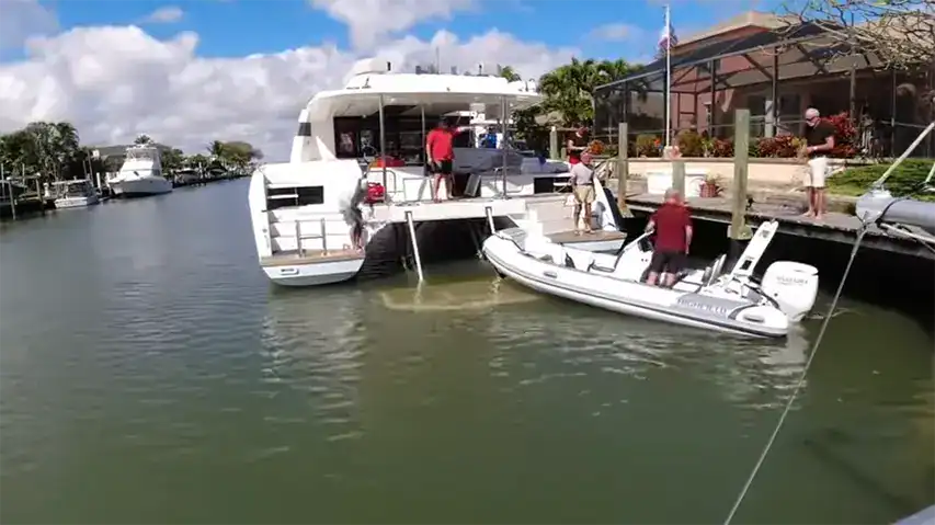 Highfield SP460 Tender to Sailing Dauntless @ RIBs ONLY - Home of the Rigid Inflatable Home