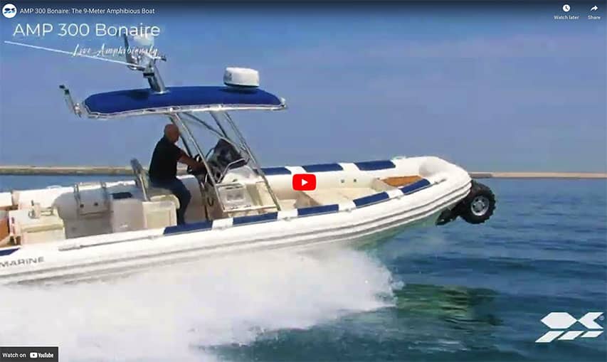 OCM 300 Bonaire 9-Meter Amphibious Boat @ RIBs ONLY - Home of the Rigid Inflatable Home
